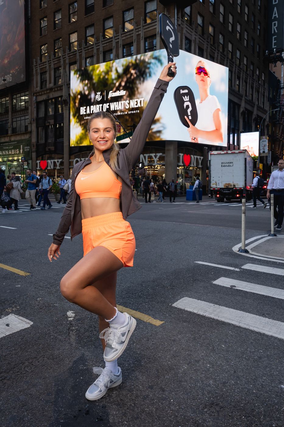 Annalie Waters Times Square billboard