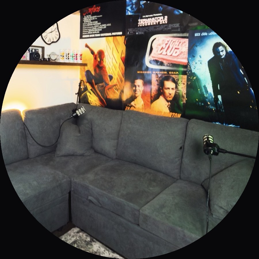 The Stateroom couch and backdrop